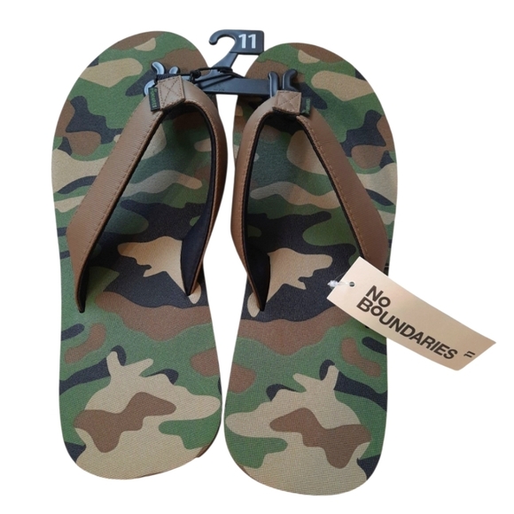 NWT No Boundaries Camouflage Sandals Camo Size 11 - Picture 1 of 9